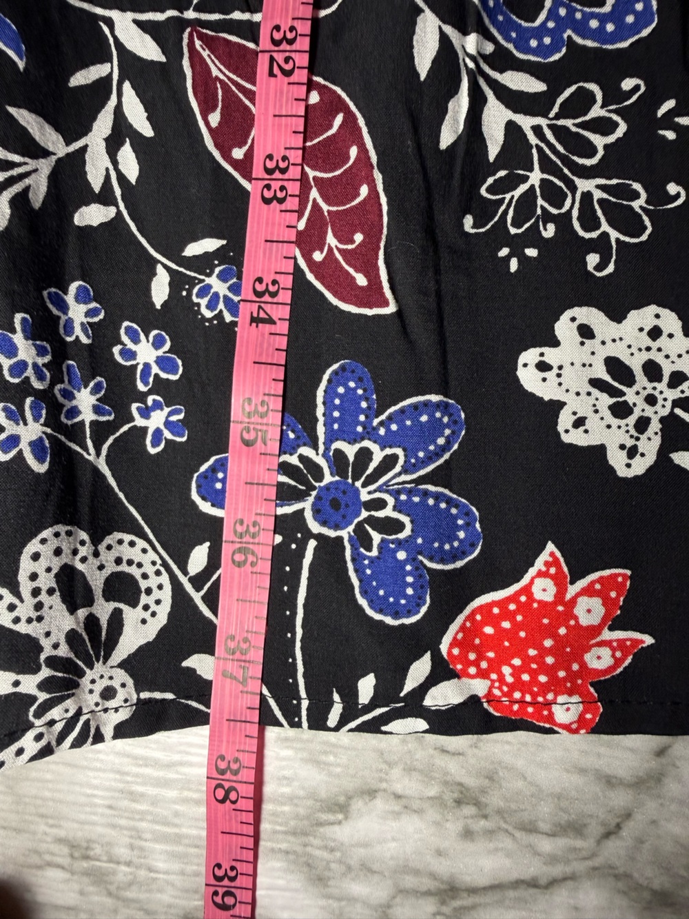 NWT Old Navy Dress Womens Large Tall Black Long Sleeve Floral Print Boho - Picture 11 of 11